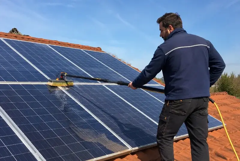 Nettoyage et entretien de panneaux solaires à Landas